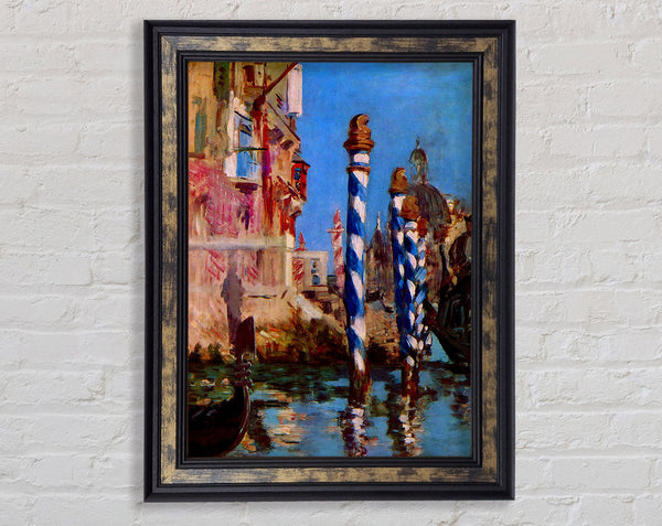 Manet Grand Canal In Venice Framed Print