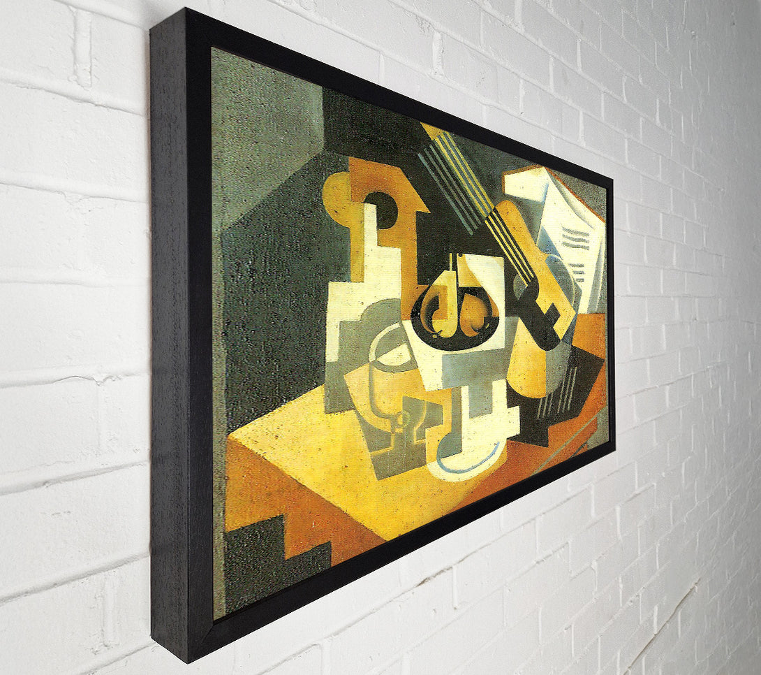  A Canvas Print of Juan Gris Guitar And Fruit Bowl 1 Canvas Art