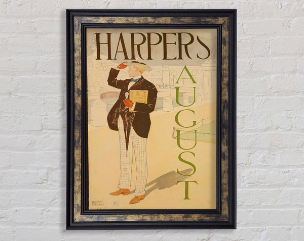 Harpers August 2 Framed Print