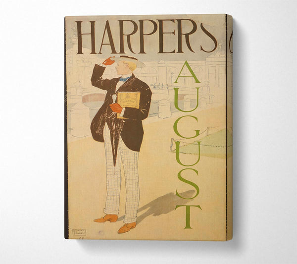  A Canvas Print of Harpers August 2 Canvas Wall Art