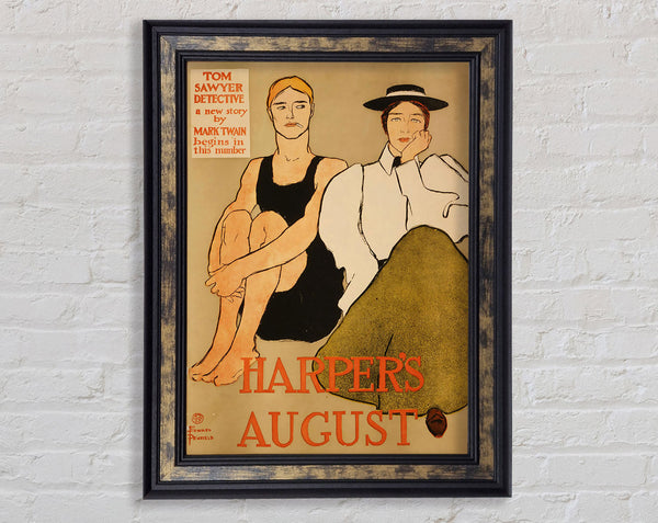 Harpers August Framed Print
