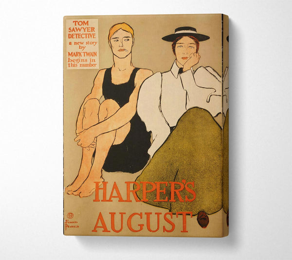  A Canvas Print of Harpers August Canvas Wall Art