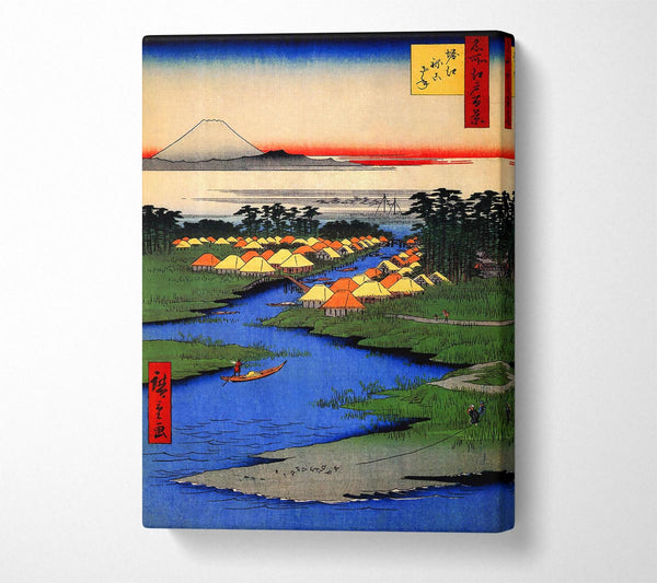  A Canvas Print of Hiroshige Horie And Nekozane Canvas Art