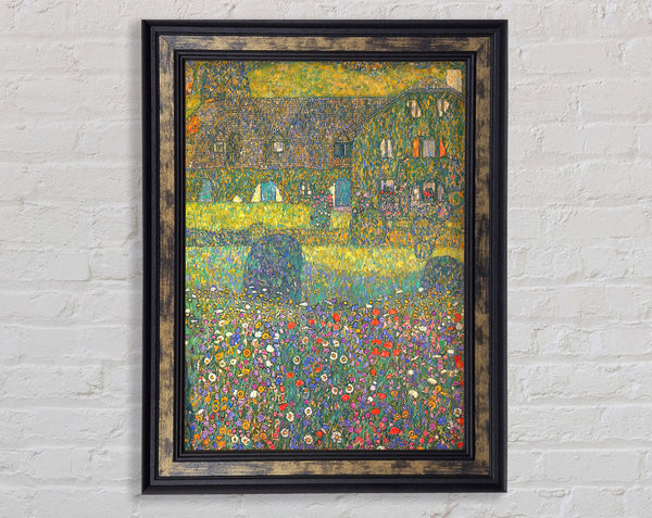 Klimt House In Attersee Framed Print
