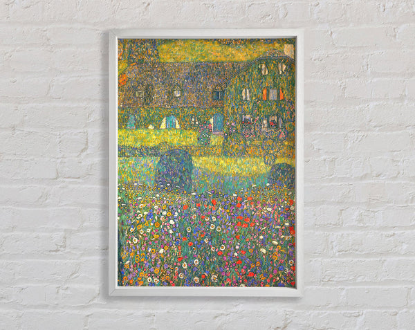 Klimt House In Attersee Framed Print
