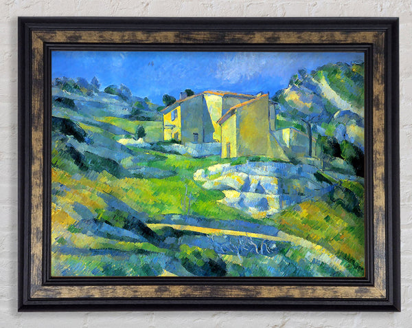 Cezanne House In The Provence Framed Print