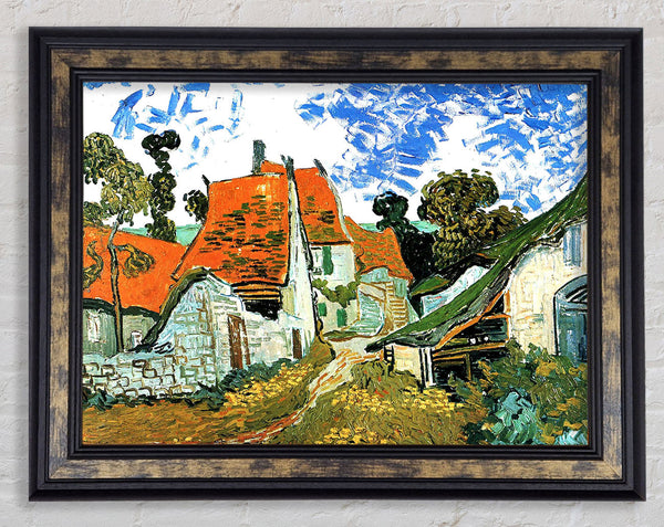 Van Gogh Houses In Auvers Framed Print