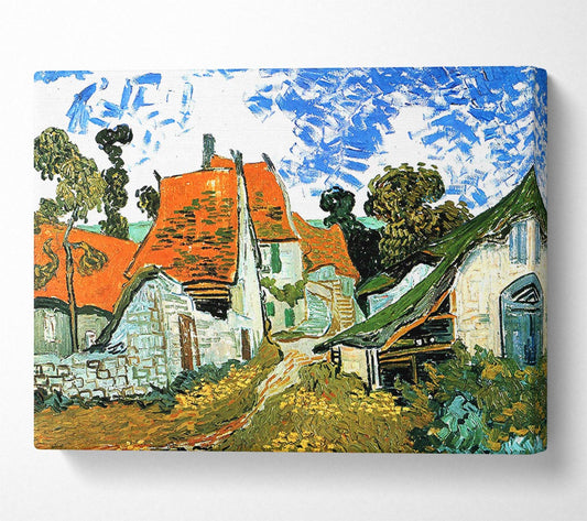 Van Gogh Houses In Auvers Canvas Wall Art