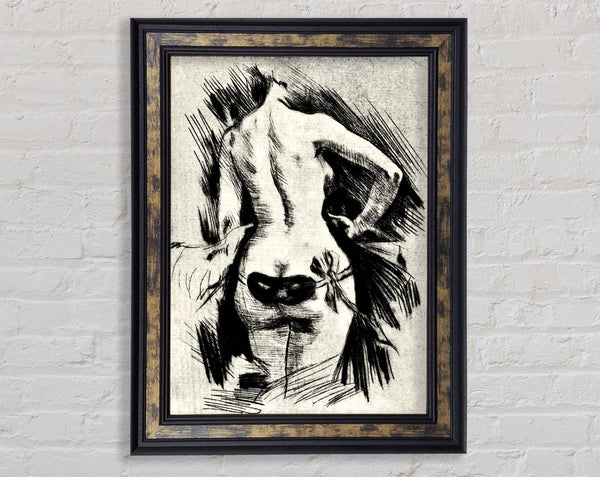 Felicien Rops Hypocracy Framed Print