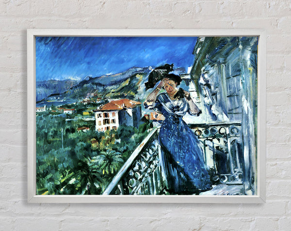 Lovis Corinth In Bordighera Framed Print