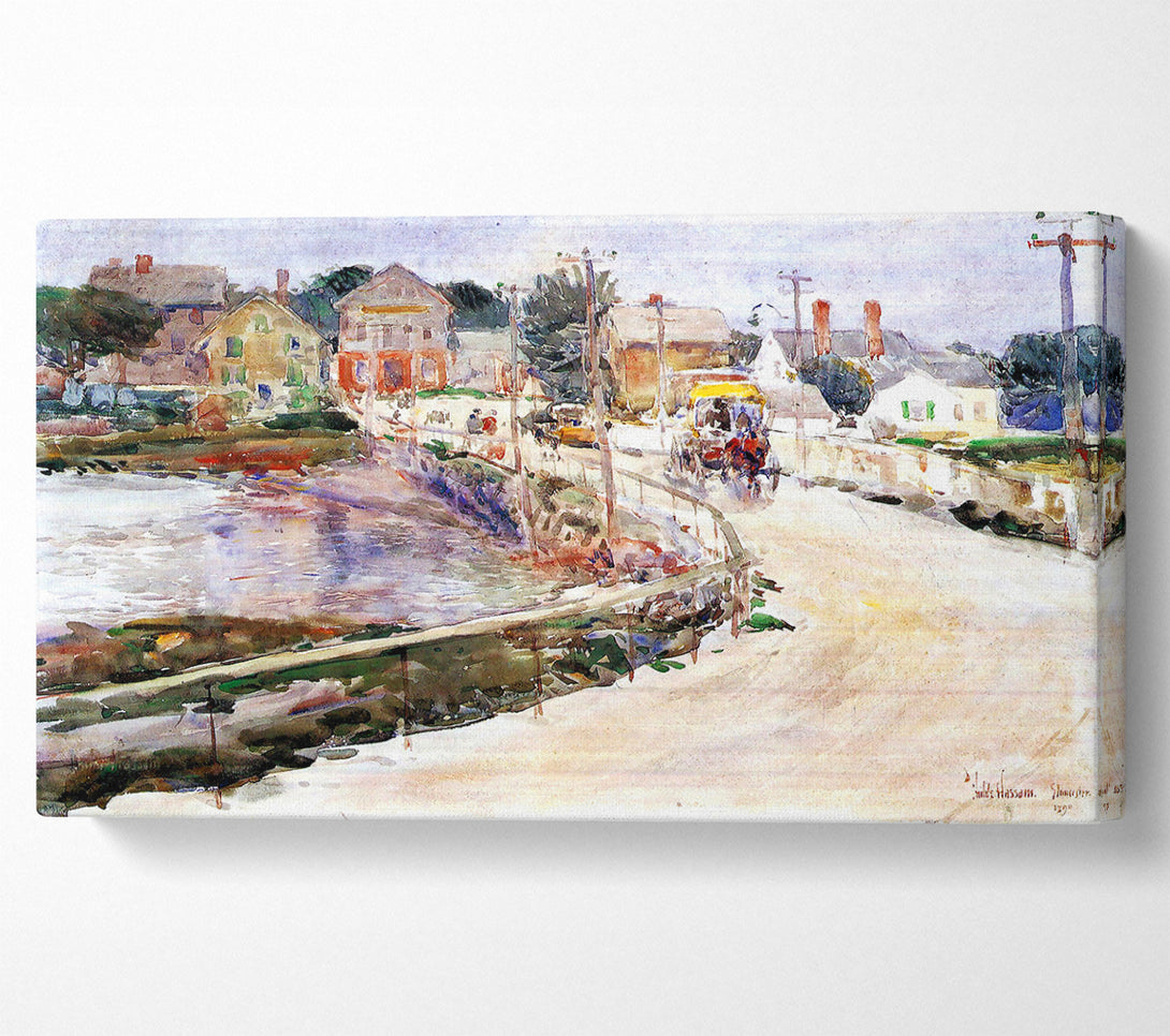  A Canvas Print of Hassam In Gloucester Canvas Print