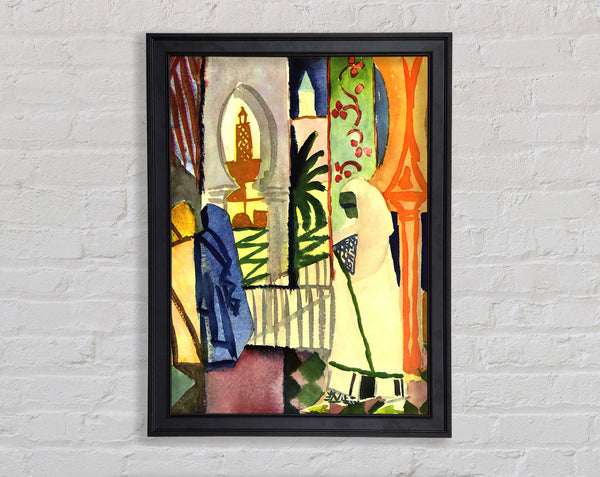 August Macke In der Tempelhalle 1