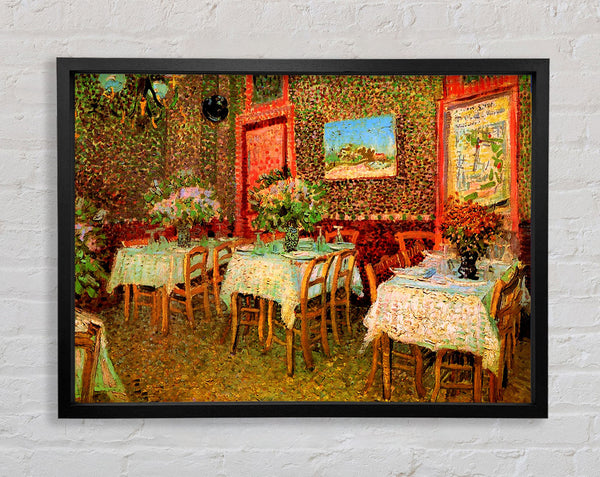 Van Gogh Interior Of A Restaurant Framed Print