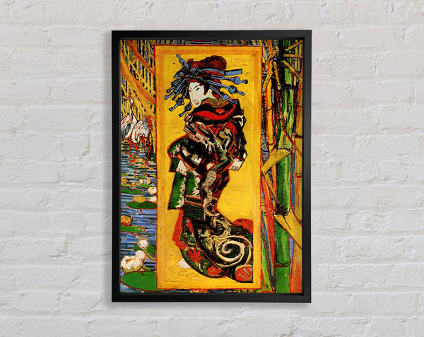 Van Gogh Japonaiserie Oiran nach Kesa Eisen