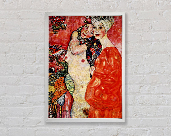 Klimt Girlfriends Framed Print
