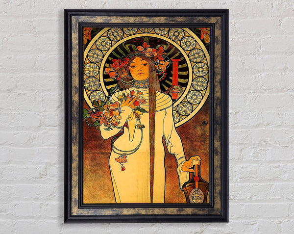 Alphonse Mucha La Trappistine Framed Print