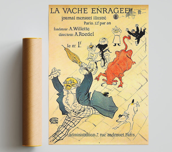 Toulouse Lautrec La Vache Enragee