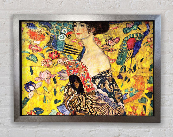 Klimt Dame mit Fächer