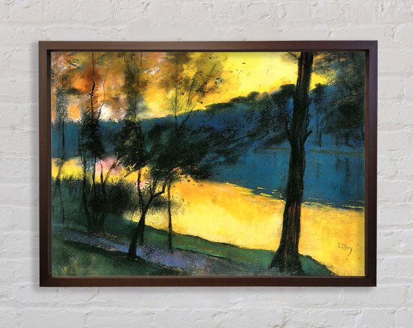 Lesser Ury Landscape Framed Print