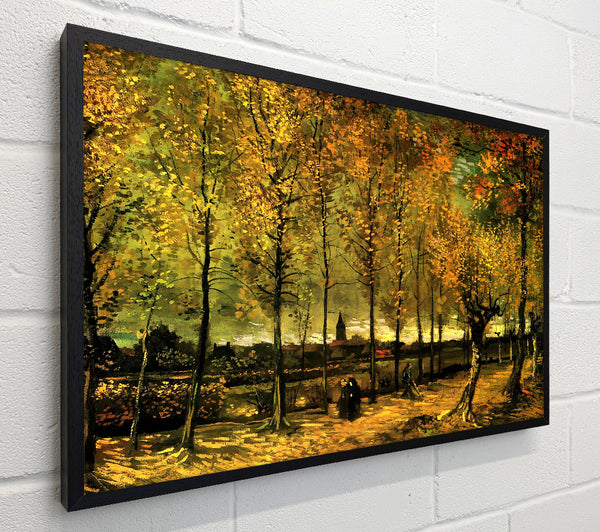 Van Gogh Lane With Poplars