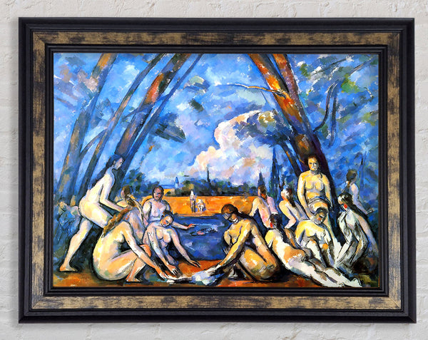Cezanne Large Bathers 2 Framed Print