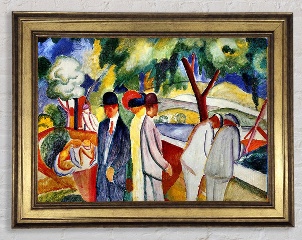 August Macke Großer heller Spaziergang