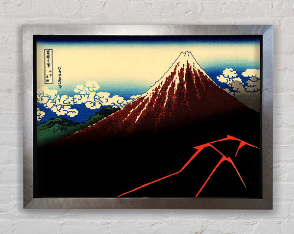 Hokusai Blitz unter dem Gipfel