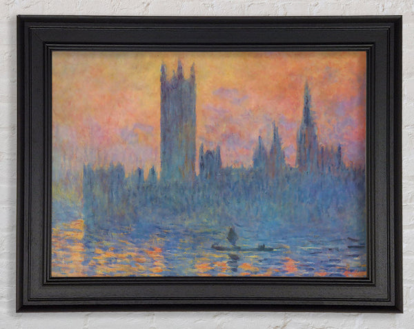 Monet Londoner Parlament im Winter