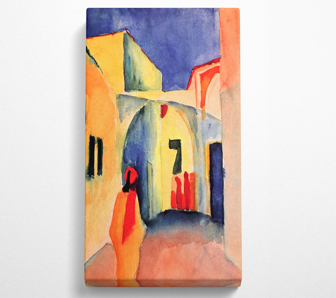  A Canvas Print of August Macke Look In A Lane Canvas Art