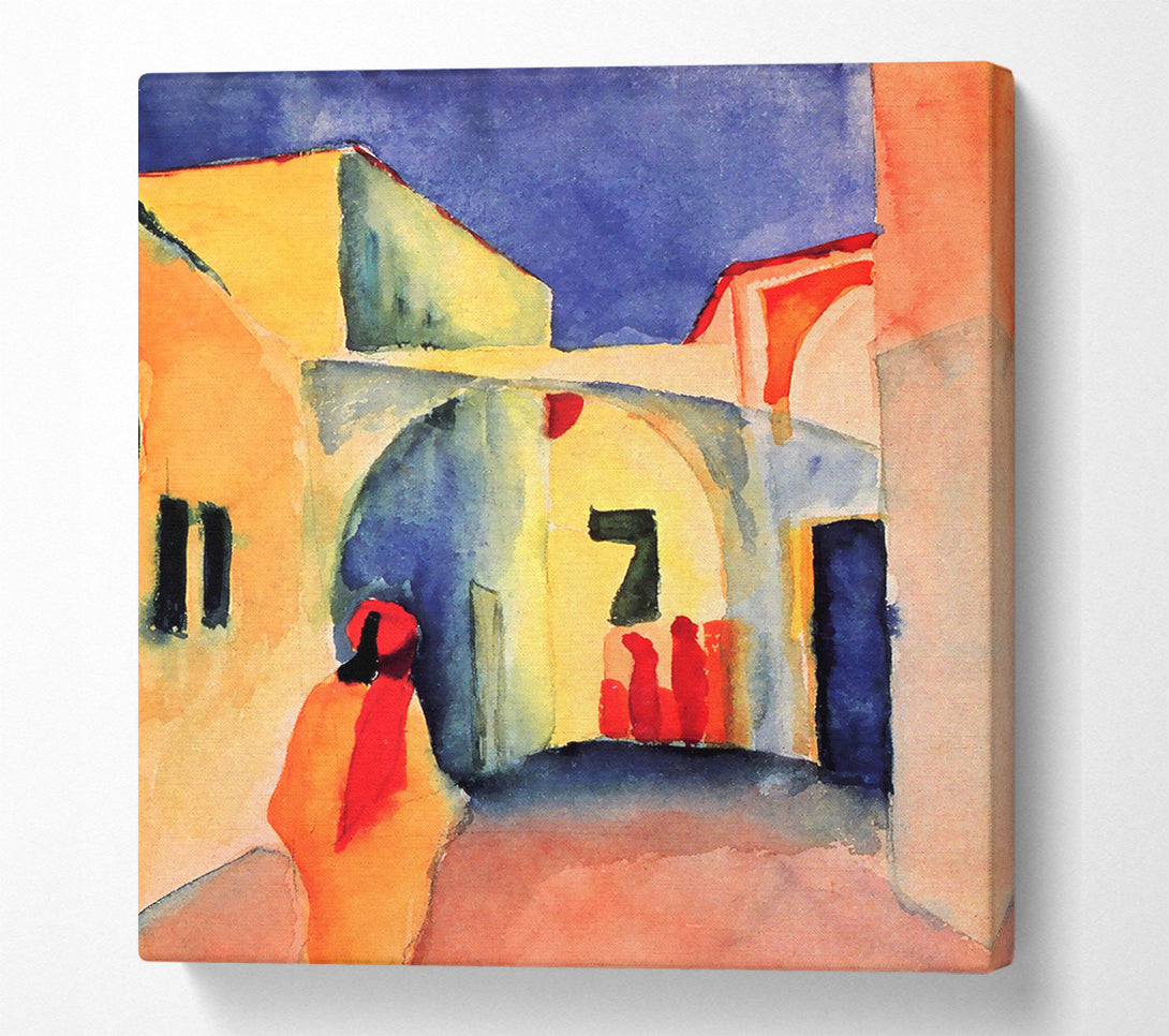  A Canvas Print of August Macke Look In A Lane Canvas Art