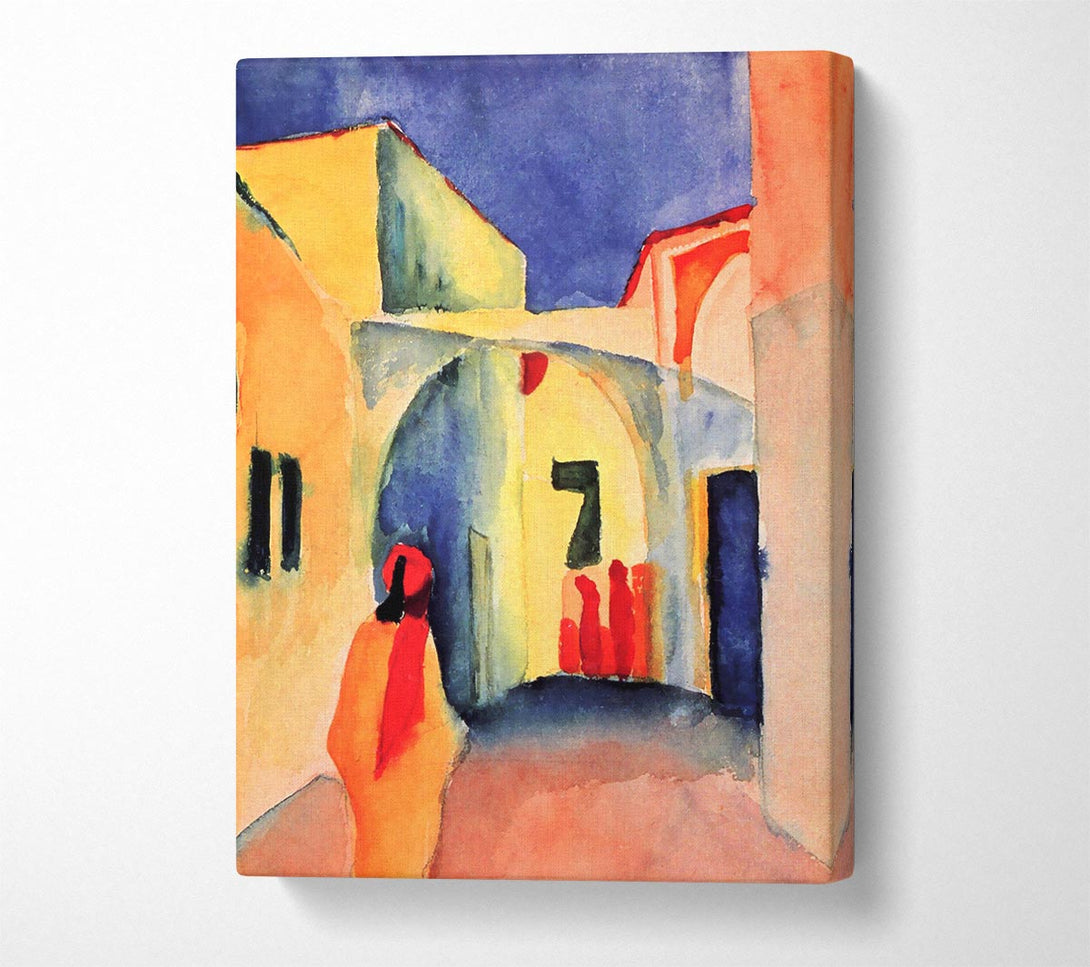  A Canvas Print of August Macke Look In A Lane Canvas Art
