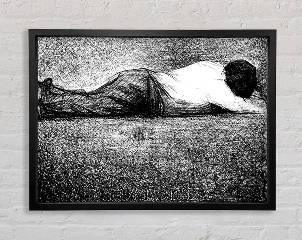 Seurat, schlafender Mann