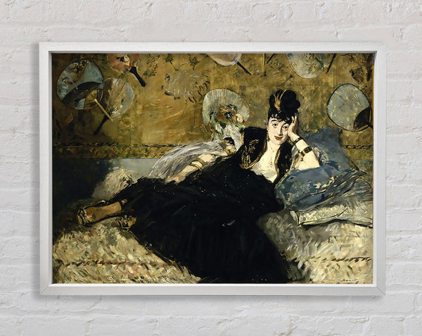 Manet Woman With Fans Framed Print