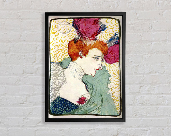 Toulouse Lautrec Marcellle Lender Framed Print