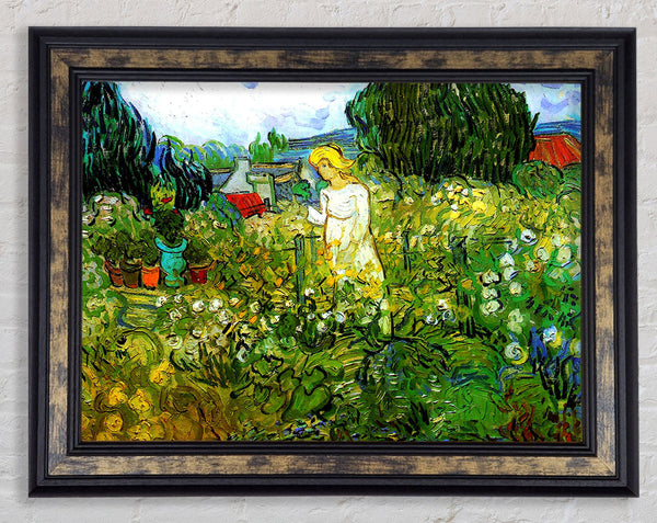Van Gogh Marguerite Gachet In The Garden Framed Print