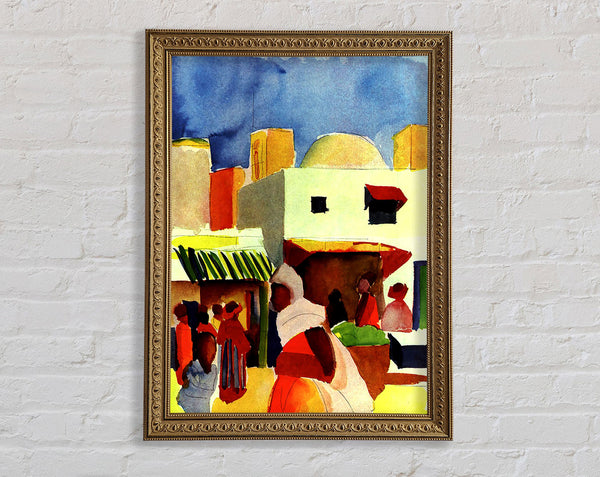 August Macke Markt in Algier