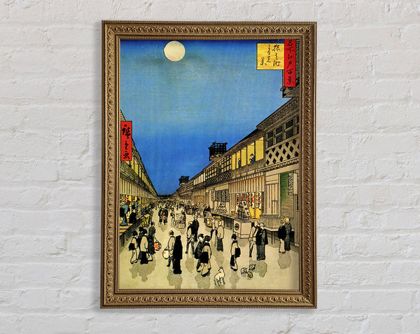 Hiroshige-Marktplatz