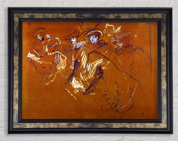 Toulouse Lautrec Mlles Eglantines Framed Print
