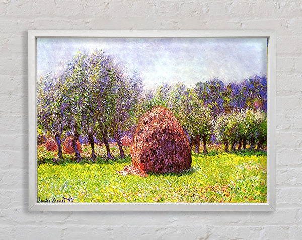 Monet Heuhaufen auf dem Feld