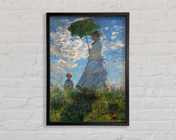 Monet Madame Monet And Her Son Framed Print