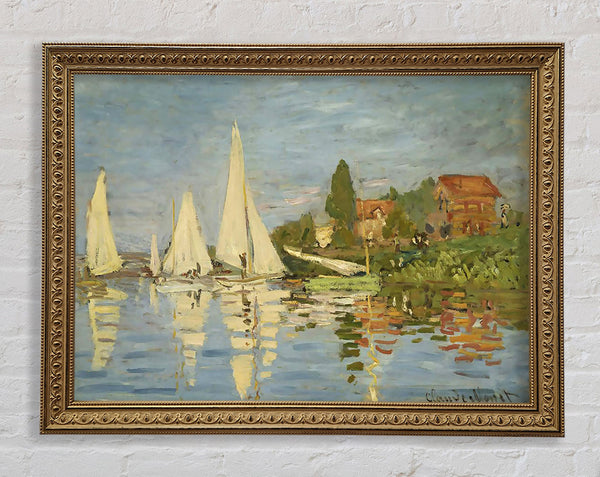 Monet Regattas At Argenteuil