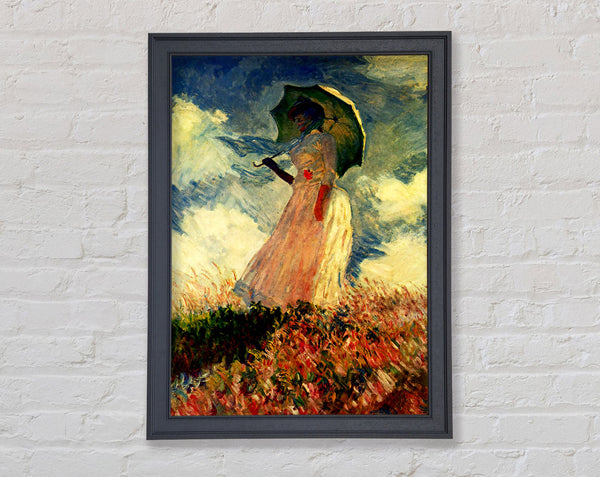 Monet Frau mit Sonnenschirm