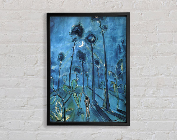 Walter Gramatte Mondlandschaft Zwei Figuren