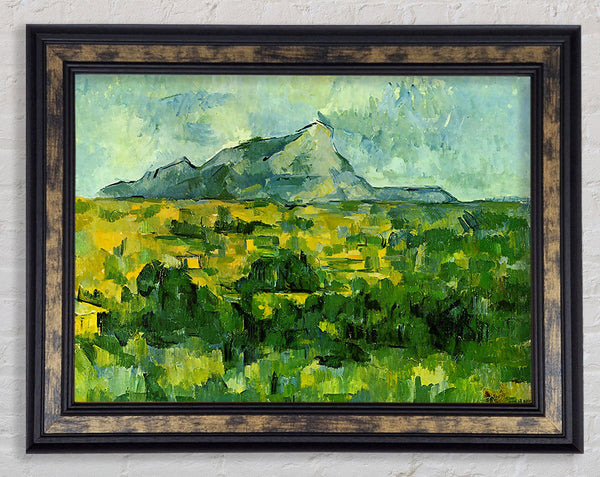 Cezanne Mount St Victiore Framed Print