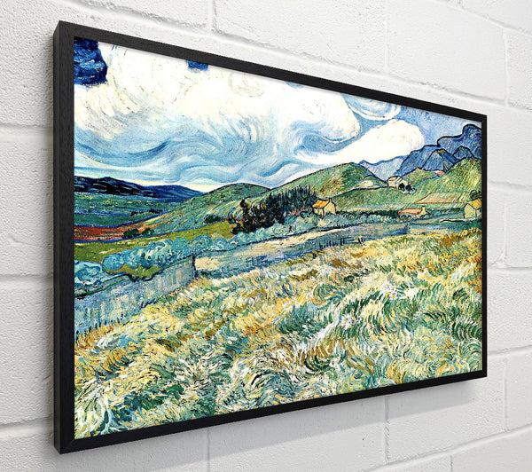 Van Gogh Mountain Landscape Behind The Hospital Saint-Paul