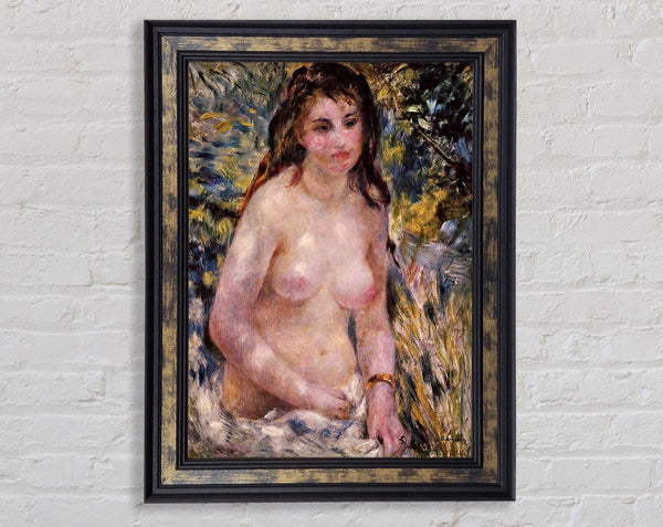 Renoir Nude In The Sun Framed Print