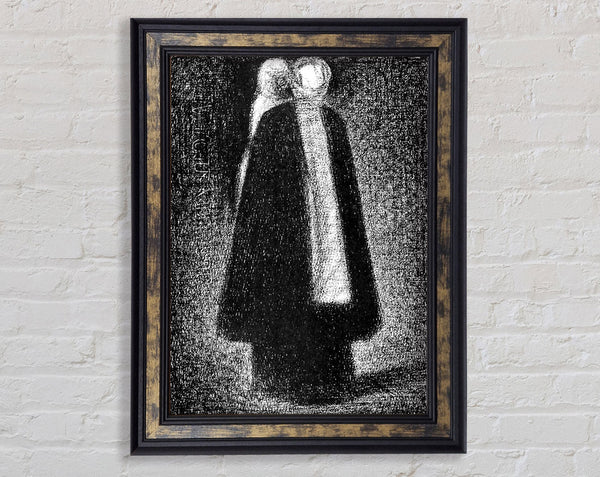 Seurat Nurse Framed Print