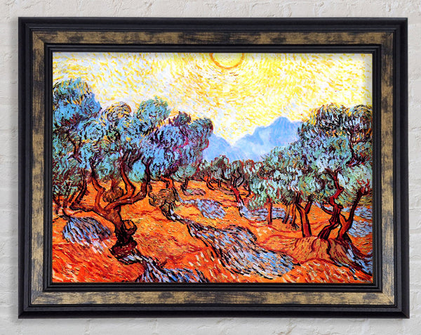 Van Gogh Olive Grove 1 Framed Print