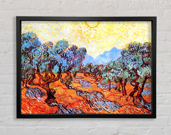 Van Gogh Olive Grove 1 Framed Print