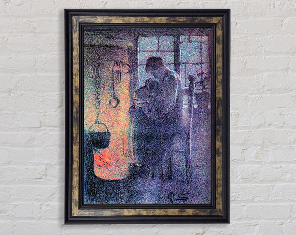 Segantini Orphans Framed Print
